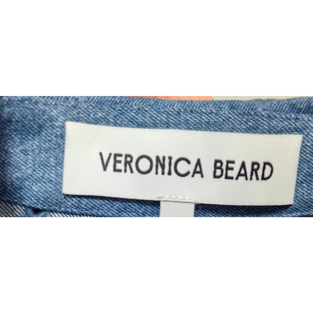 Veronica Beard Adelaide Eyelet Jacket Sea Glare Blue US 10 - Picture 13 of 13